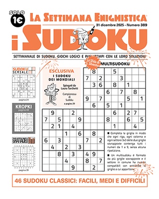 I Sudoku - La Settimana Enigmistica