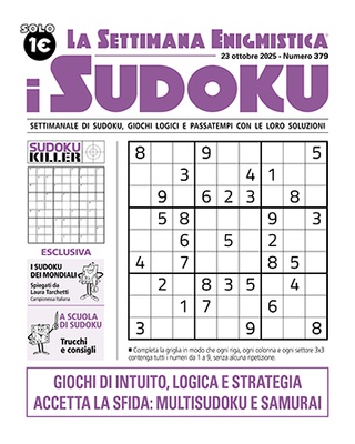 I Sudoku - La Settimana Enigmistica