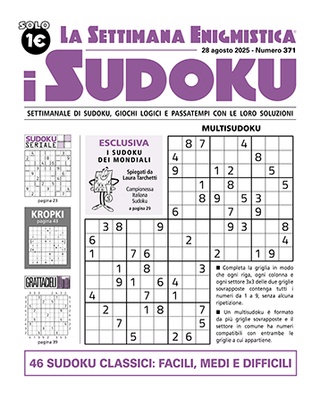 I Sudoku - La Settimana Enigmistica