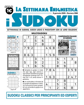 I Sudoku - La Settimana Enigmistica