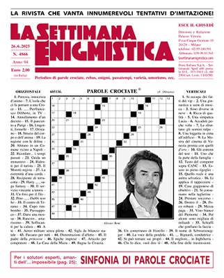 La Settimana Enigmistica 4866 del 26/06/2025