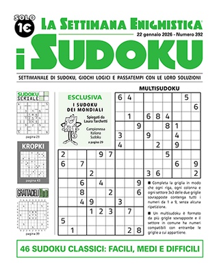I Sudoku - La Settimana Enigmistica