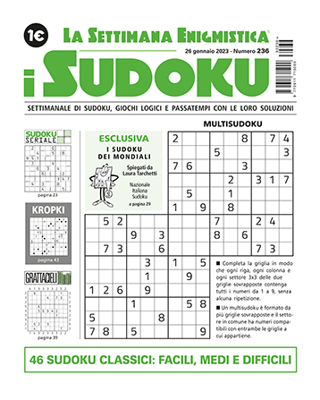 I Sudoku - La Settimana Enigmistica
