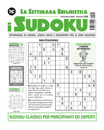 I Sudoku - La Settimana Enigmistica