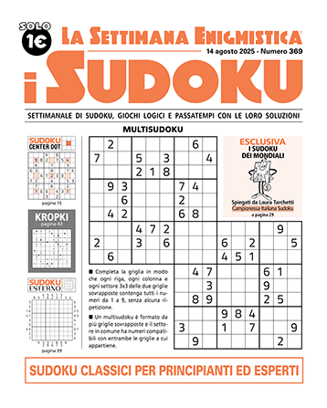 I Sudoku - La Settimana Enigmistica