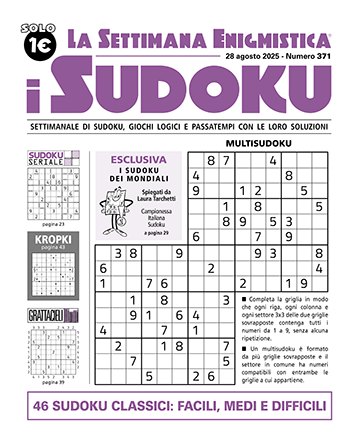 I Sudoku - La Settimana Enigmistica